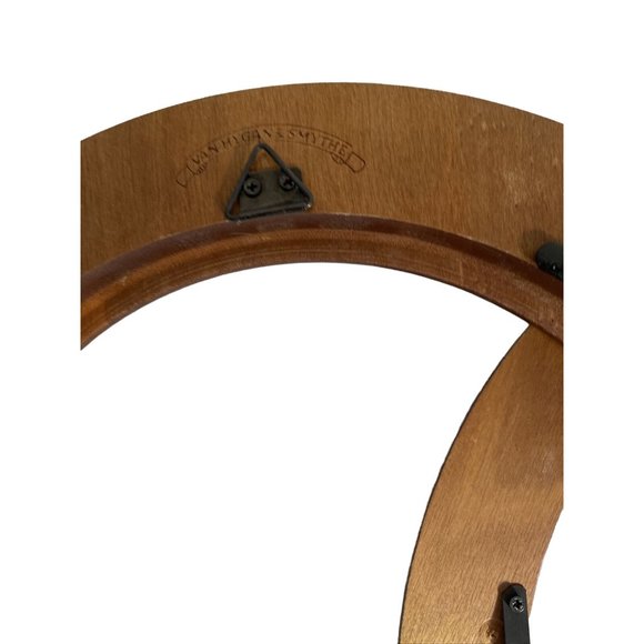 Wood Frames Round Van Hygan & Smythe 11.25 X 8.5 In Light-Med-Dark Shades - Picture 5 of 8